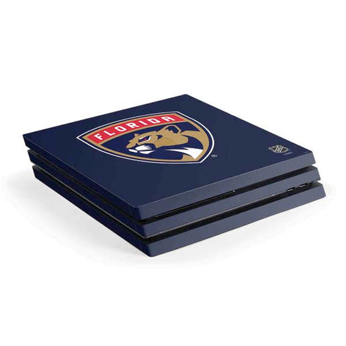 NHL Florida Panthers Distressed PS4 Pro Console Skin